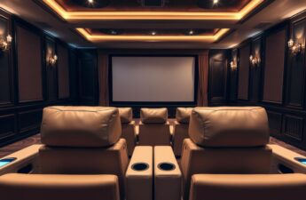 home theater media room design