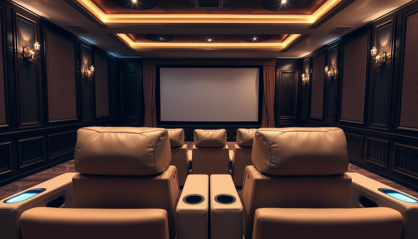 home theater media room design