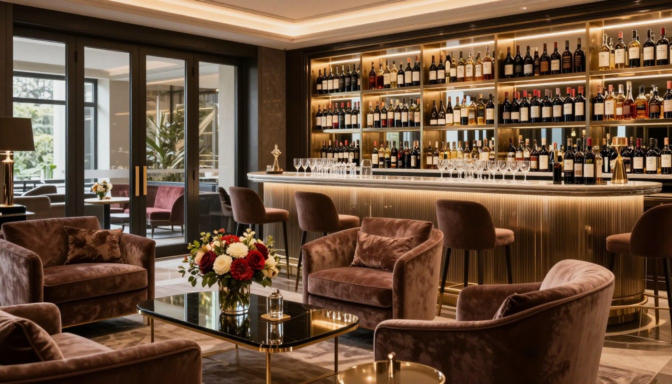 luxury entertaining space
