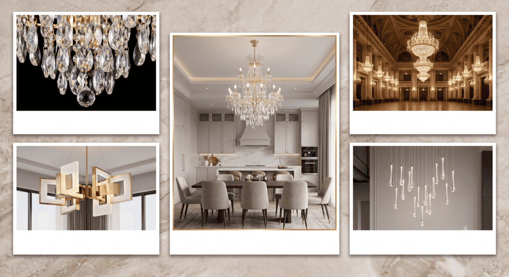 chandeliers
