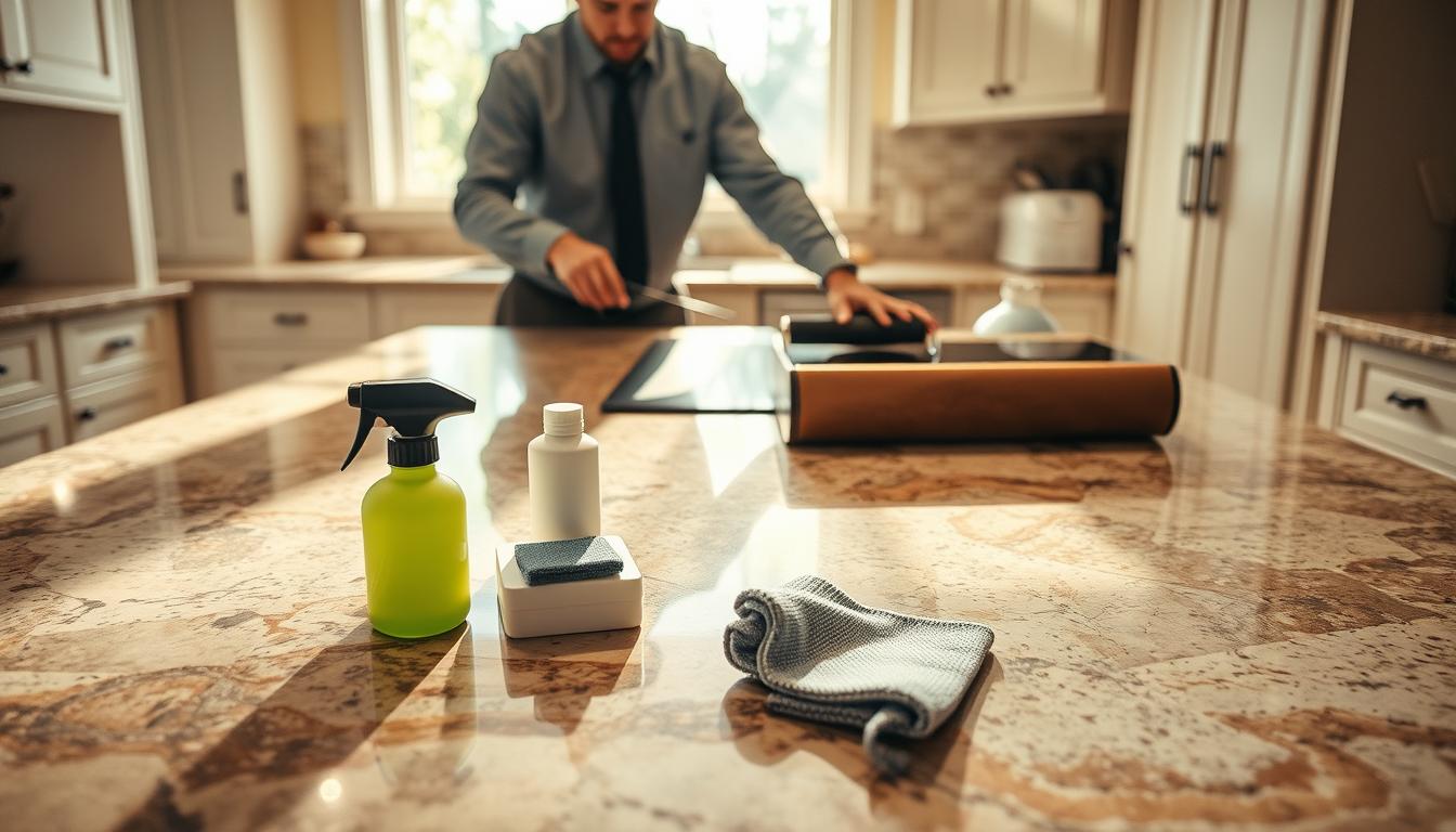 natural stone counters care