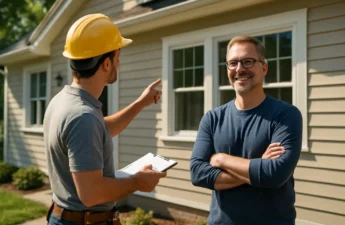 Exterior Project ROI comparison with garage door, entry door and siding samples