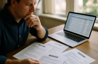 Homeowner reviewing bids as rising labor costs affect repair planning