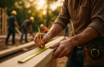 Rising Material Costs shown through a homeowner reviewing remodel samples and budget notes